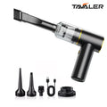 Car MINI Wireless Vacuum Clean Rechargeable Portable Handheld Dust Removal Hair Dryer Handheld Wireless Car/Home Strong Suction