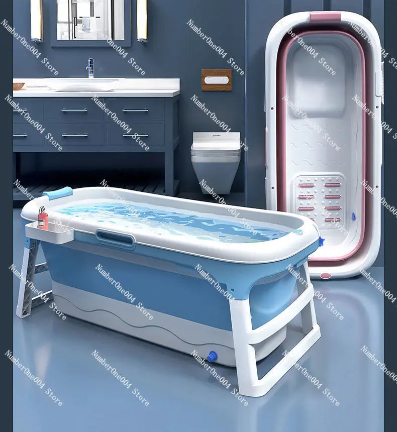 Bath Bucket Adult Foldable Bathtub Adult Bath Basin Whole Body Sweat Thickened Large Sitting and Lying Down Household Artifact
