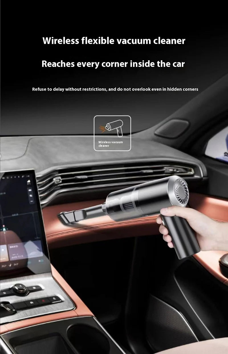 Car Wireless Mini Vacuum Cleaner High-Power Wet and Dry Dual-Purpose Multi-Function Usb Charging Portable Handheld Small Car