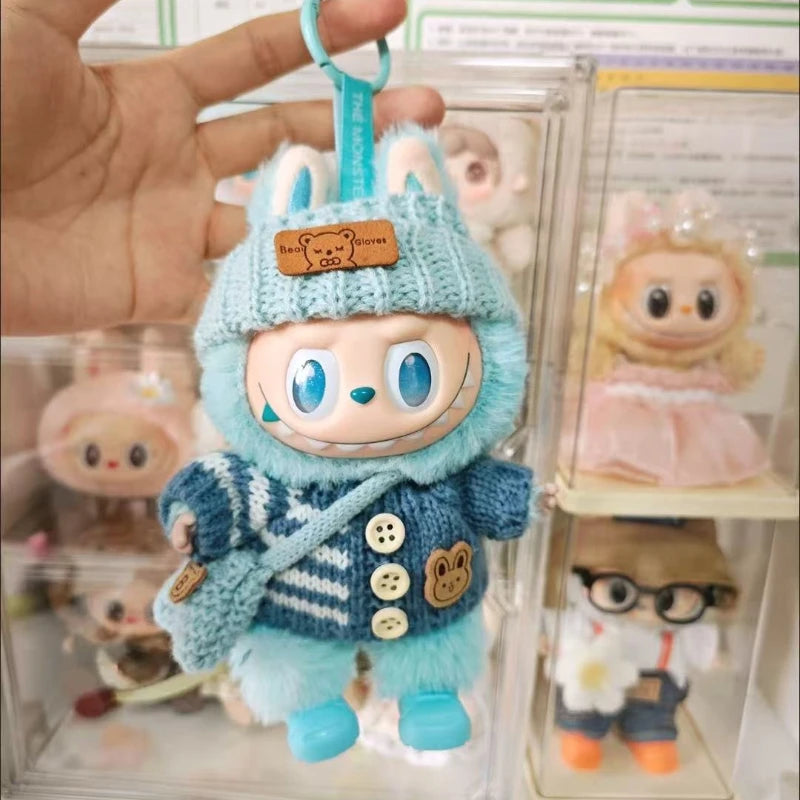 17cm Cute Mini Plush Doll'S Clothes Outfit Accessories For Korea Kpop Exo Labubu Idol Dolls Sweater Clothing DIY Kids Girl Gift