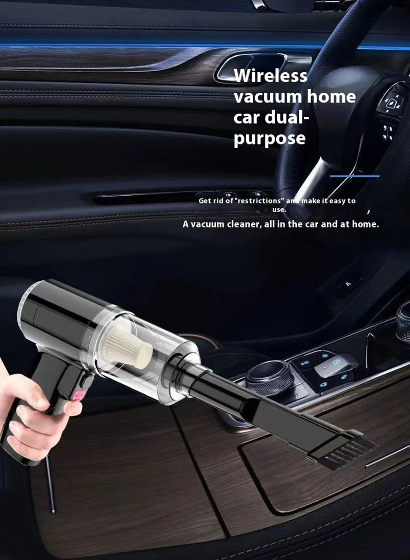 Car Wireless Mini Vacuum Cleaner High-Power Wet and Dry Dual-Purpose Multi-Function Usb Charging Portable Handheld Small Car