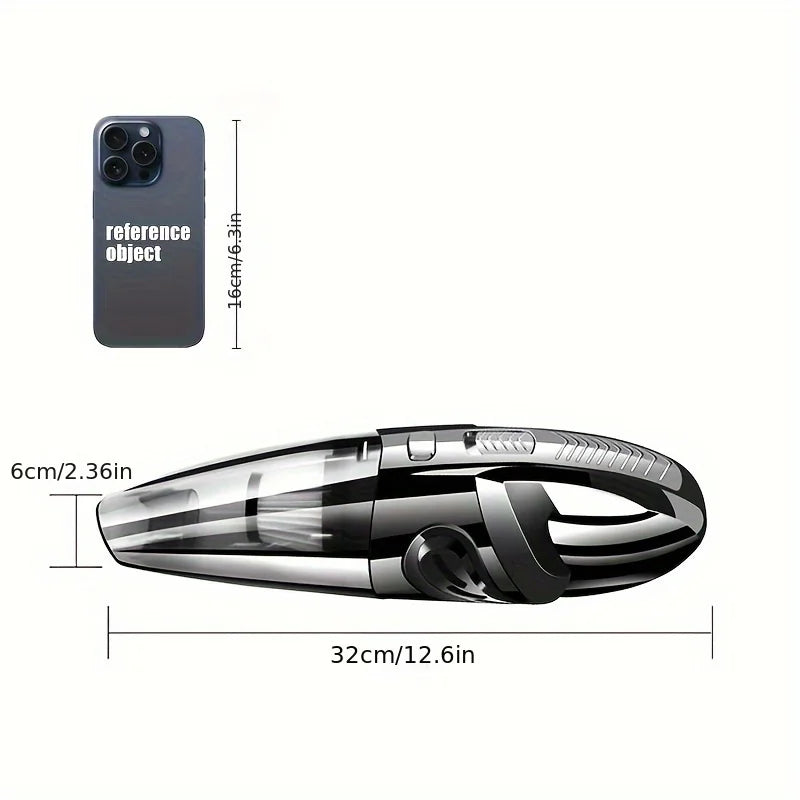 Wireless Car Vacuum Cleaner High Power Quick Charge Portable Handheld Small Vacuum Cleaner Dry Wet Cleaning Vehicle Accessories