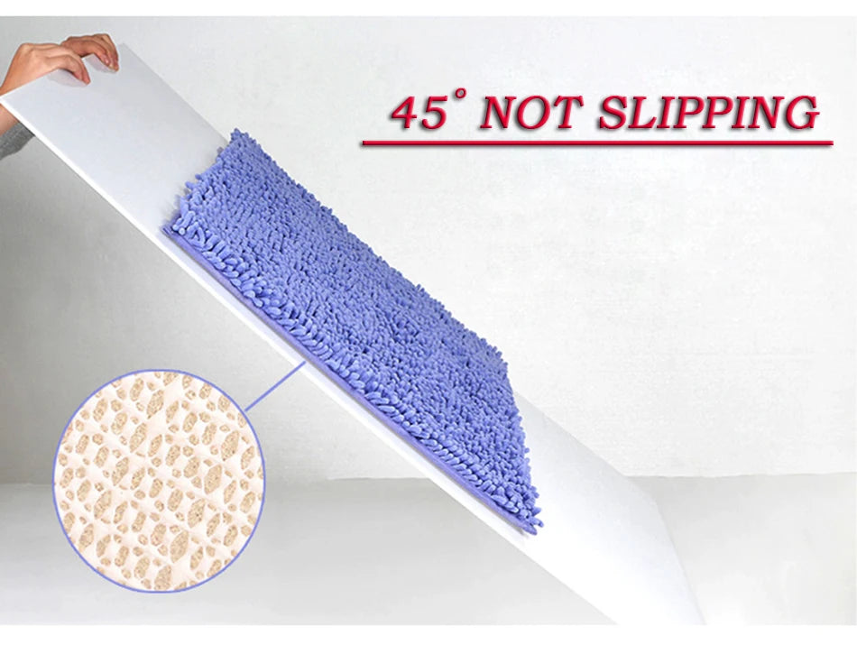 Bath Mat Cheap  Thicken Memory Carpet Rugs Toilet Bathtub Room Living Room Door Bathroom Absorbent Foot Floor Mats