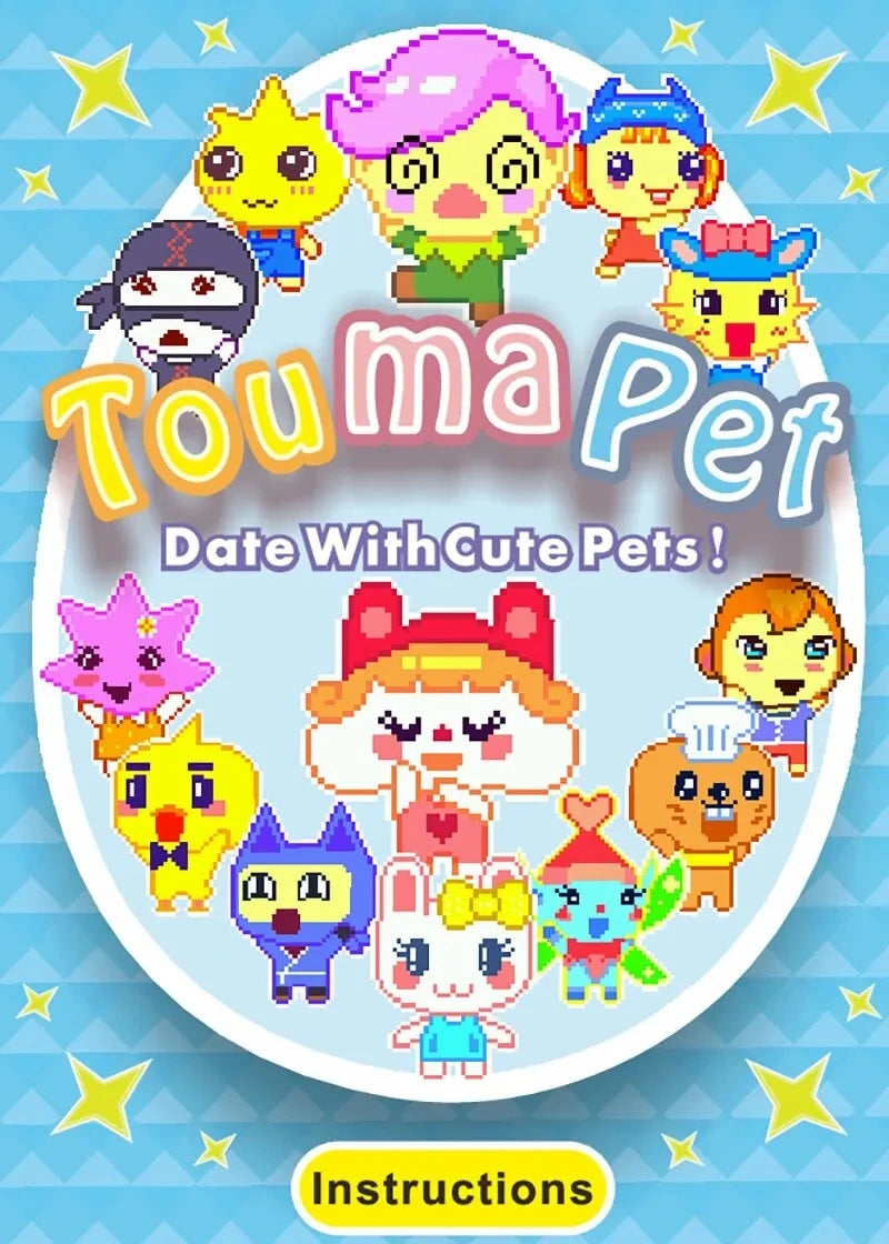 Electronic Virtual Pet With Color Screen Game Pocket Interactive Virtual Pet Dating Game Machine Kids Game Toys Girls